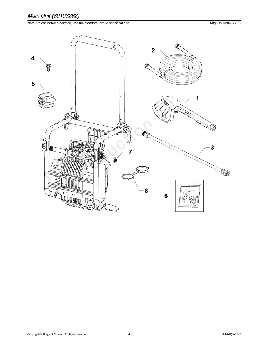 BRIGGS AND STRATTON, 020667V-00, IPL.4